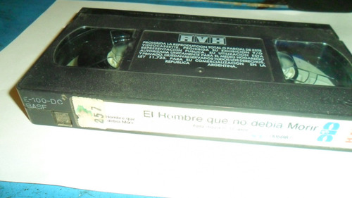 Vhs El Hombre Que No Debía Morir