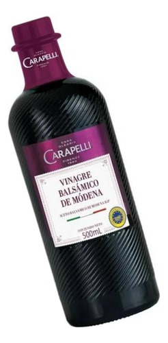 Vinagre Balsámico Carapelli De Módena 500 Ml