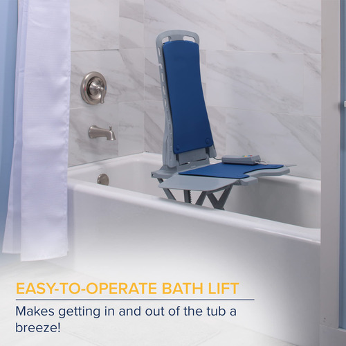 Silla Elevadora De Baño Drive Medical Whisper 477150312 Azul