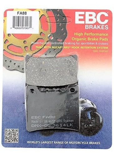 Ebc Brakes Fa88 Freno De Disco Juego De Pastillas.