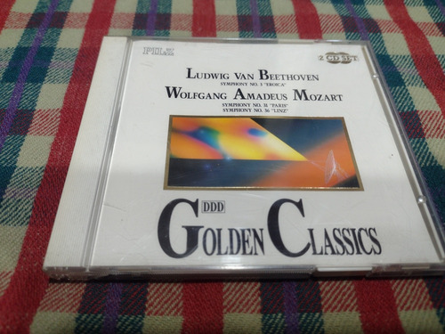 Beethoven - Mozart / Golden Classics Cd Doble Germany (pe28)