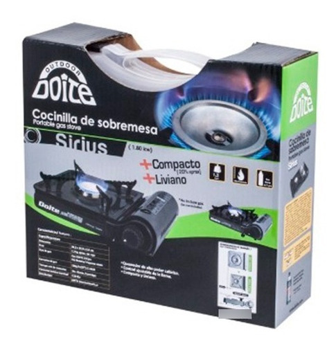 Cocinilla Camping Doite Sirius 9144 Acero Inoxidable Liviana