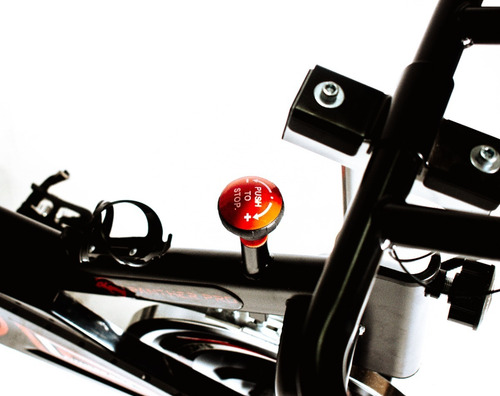 Imagen 4 de 6 de Bicicleta Fija Spinning Bf-101 Panther Pro Negra. Gravedad X