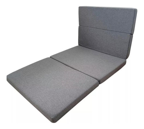 Colchón Plegable Novaform Versamat + Bolsa De Almacenam Gris