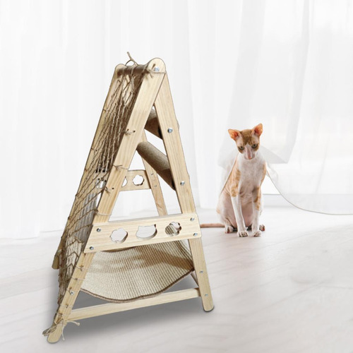 Cat Tree Toy Activity Center Bed Interactive Toy Style C