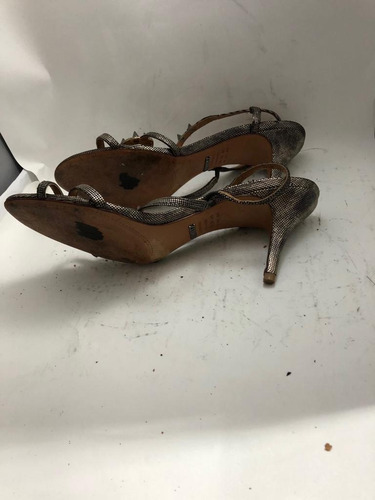 Sandália Feminina Metalizada, Schutz