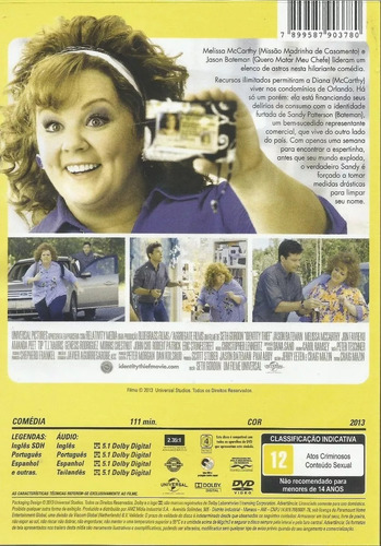 Uma Ladra Sem Limites Dvd Melissa Mccarthy Jason Bateman