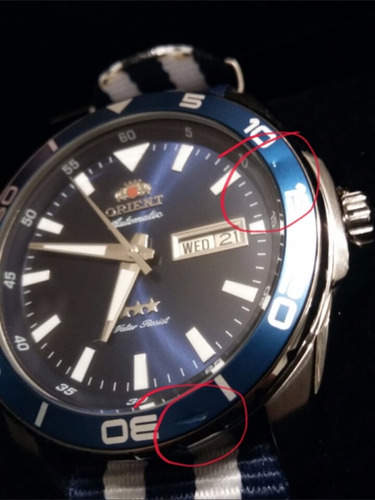 Relógio Orient Diver 100m - Pulseira Nato Original 469ss064