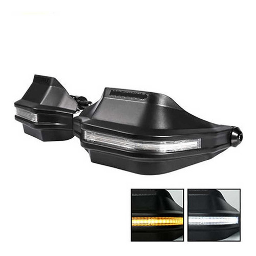Imagen 1 de 10 de Cubrepuños Led Motocicleta Protectores Manos Cubre Manos