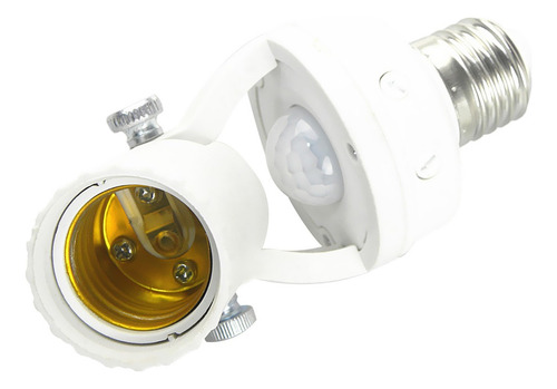 Soporte De Bombilla Tornillo Pir Interruptor Luz Infrarroja
