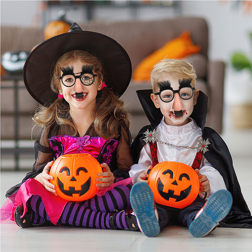 2 Gafas De Payaso Con Divertidas Gafas De Halloween Para