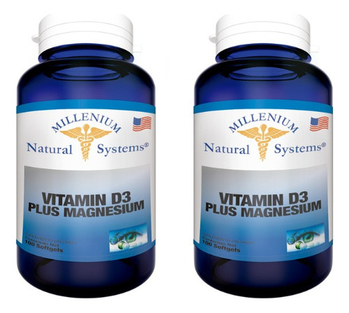 X2 Vitamina D3 & Magnesio X100 Soft - Unidad a $350