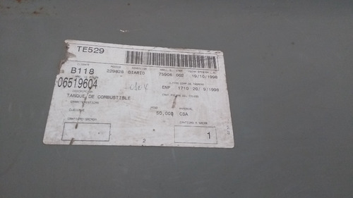 Imagen 3 de 5 de Tanque Combustible Gasoil Cosechadora Deutz Fahr Optima S E
