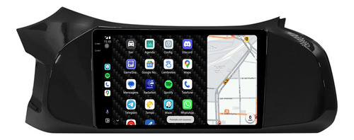 Multimidia Onix Lt Ltz 9p Octacore 6gb 128gb Moldura Fiamon