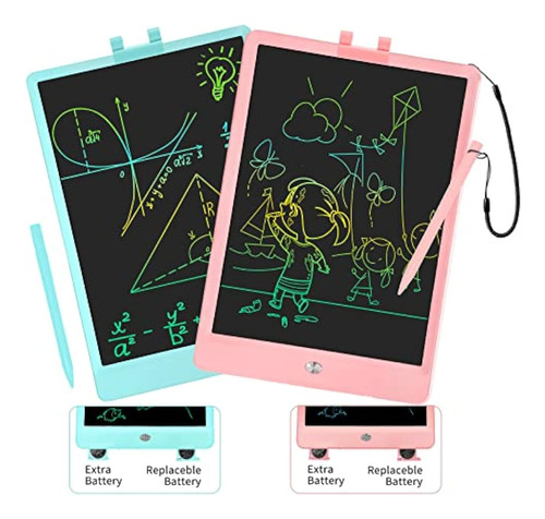 Pyttur 2 Pack Tableta De Escritura Lcd Para Niños Bloc De Di