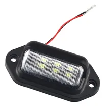 Comprar Un Par Luz Patente 6 Led Universal Autos Camionetas 12v-24v