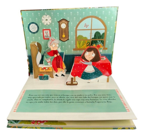 Caperucita Roja Libro Pop Up 6 Escenarios