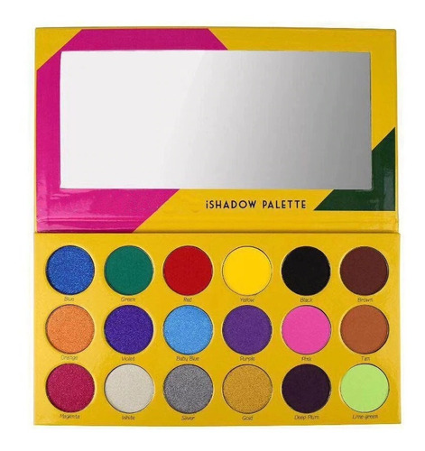 (3 Piezas) Paleta De Sombras Crayola Box Crayons 18 Colores 