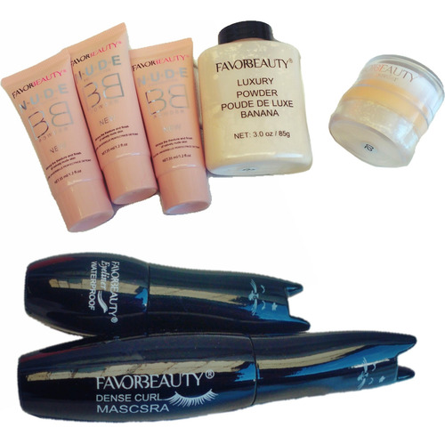 Kit De Maquillaje Nude Favor Beauty Belleza Verdadera