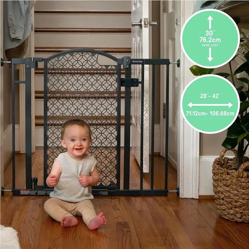 Puerta De Seguridad Para Mascotas Y Bebés Montaje A Presión