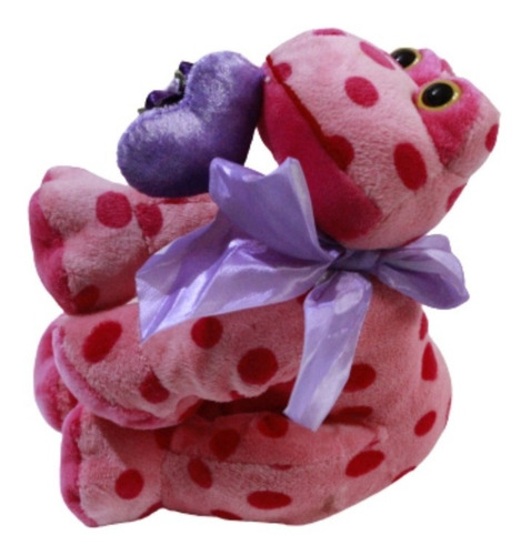 Peluche Sapo Rosado De 17cm Cja(61)