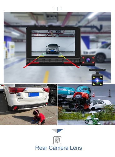Cámara De Salpicadero Dvr For Coche, Dashcam Táctil Hd De