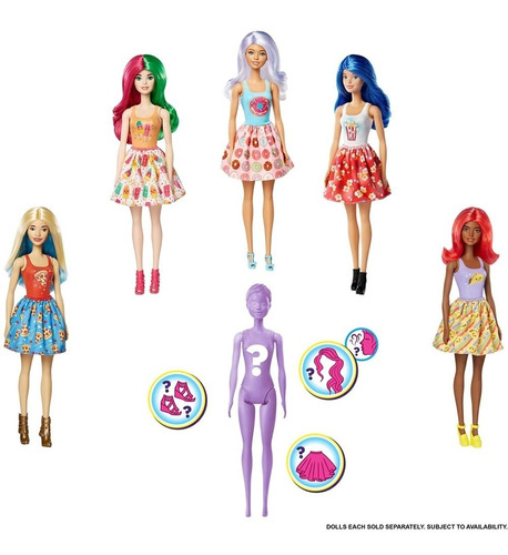 Barbie Color Reveal Muñeca Con 7 Sorpresas Serie 2 Mattel