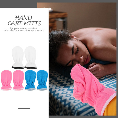 3 Pares De Manoplas De Cera De Parafina, Guantes De Spa Para