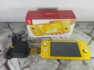 Consola Nintendo Switch Lite Amarillo Usado + Caja