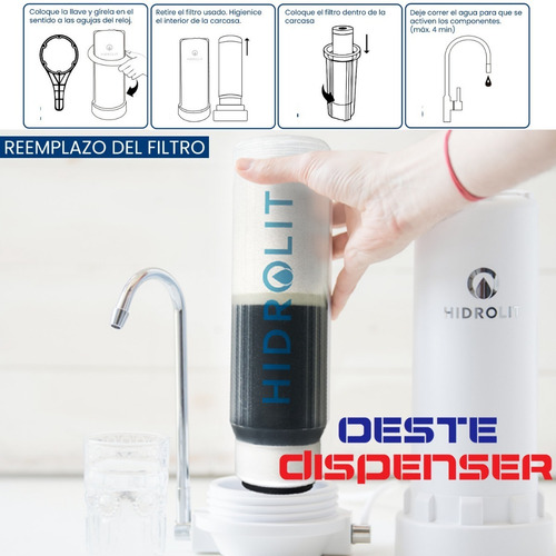 Imagen 4 de 9 de Repuesto Filtro Hidrolit Senic Out Arsenico Metales Pesados