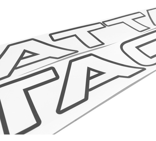 Imagem 3 de 5 de Kit Faixa Frontier Attack Modelo Original Adesivo Grafite
