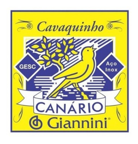 Encordoamento Giannini Cavaco Gesc Série Canário Chenilha 