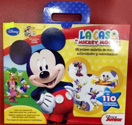 La casa de Mickey Mouse. Mi primer maletín de cuentos, actividades y  calcomanías