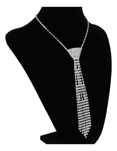 // Crystal Tassels Rhinestone Tie Collar Boda Nupcial