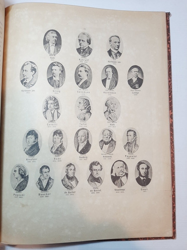 Imagen 6 de 10 de Antiguo Libro Celebridades Musicales Biografías 1886 Ro 1105