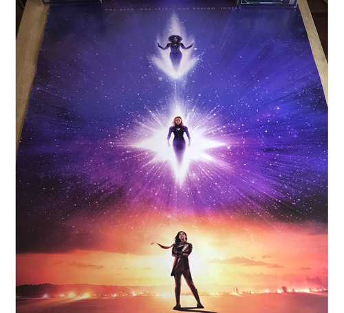 Afiche-póster De Película De Cine Original The Marvels