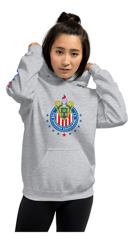 Sudadera Liga Mexicana Capucha Chivas Guadalajara Unisex