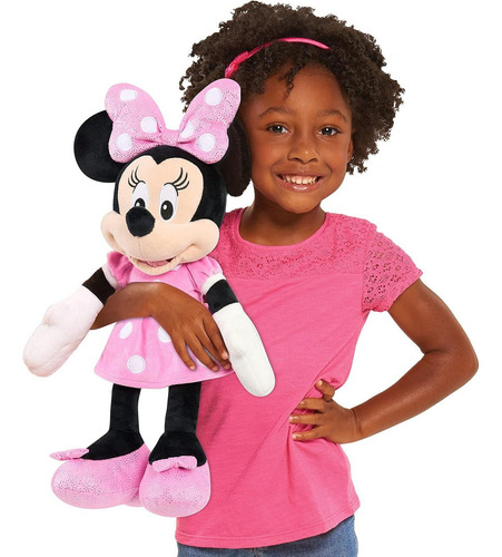 Peluche Minnie Mouse Grande 48 Cm Just Play 2+ Años