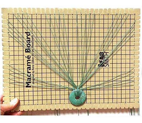 Tablero De Macramé The Beadsmith, 11.5 X 15.5 Pulgadas, 0.5