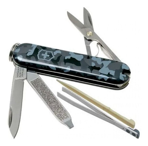 Cortaplumas Victorinox Classic Camo Suiza 7 Usos Tijera Lima
