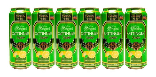 Six Pack Cerveza Oettinger Radler 500ml