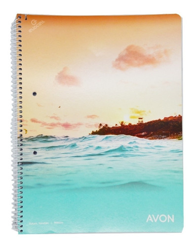 Cuaderno Avon 16 X 21 Cm 84 Hojas Rayado Espiral Avon 125101