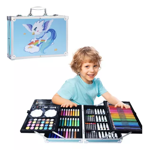 Set De Arte Profesional, Colores Lápices Kit Dibujo 114pcs, Moda de Mujer