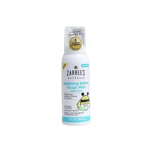 De Zarbee Naturals Calmante Nasal De Solución Salina 