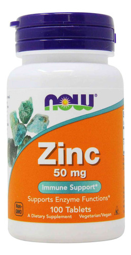  Now Foods Zinc 50 Mg - 100 Tabl