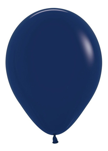 Globos Látex Sempertex R12 Fashion Azul Naval  X50 Unidades