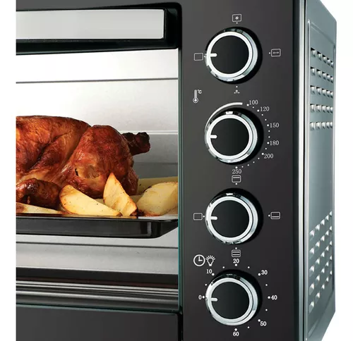 Horno de mesa eléctrico Smartlife SL-TOR060 60L negro 220V-240V