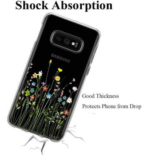 Unov - Carcasa Para Samsung Galaxy S10e, Diseño De Tpu Suave