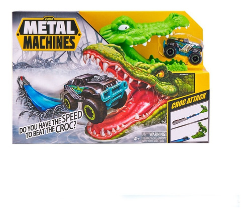 Lanzador Croc Attack - Pista Metal Machines - Vamos A Jugar Color Multicolor