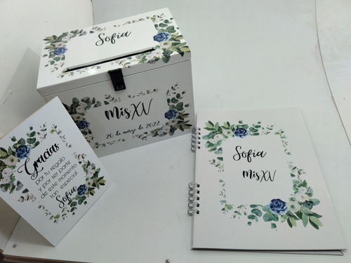 Imagen 4 de 10 de Especial Boda Casamiento 15 Años, Buzon Mas Libro De Firmas